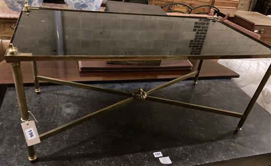 A Maison Jansen-style coffee table, width 90cm, depth 47cm, height 40cm